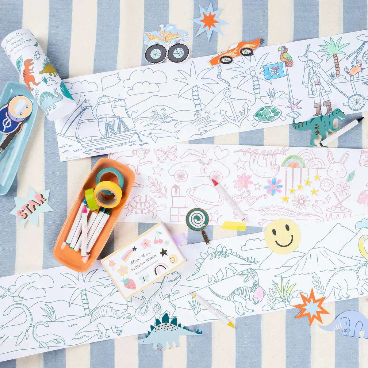 Meri Meri Happy Icons Colouring Roll - Caitly